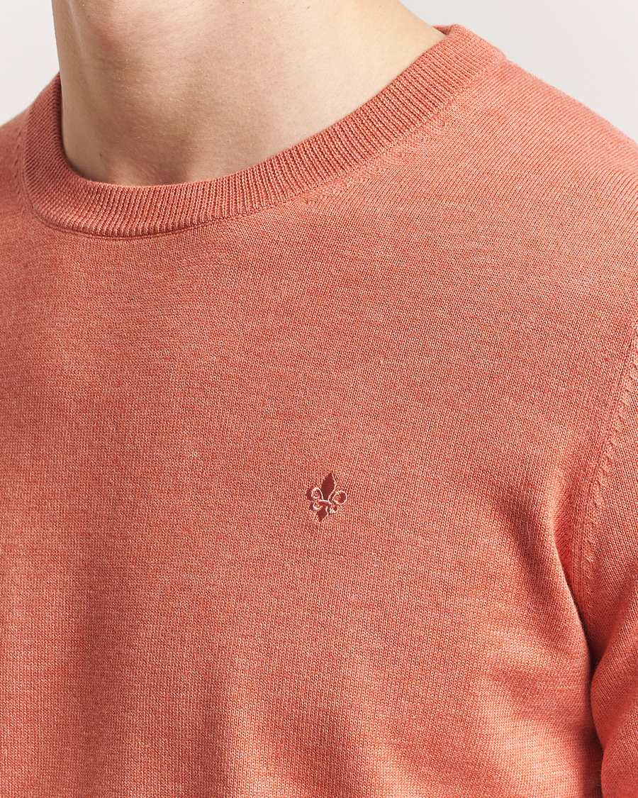 Herren | Pullover | Morris | Riley Cotton O-Neck Orange