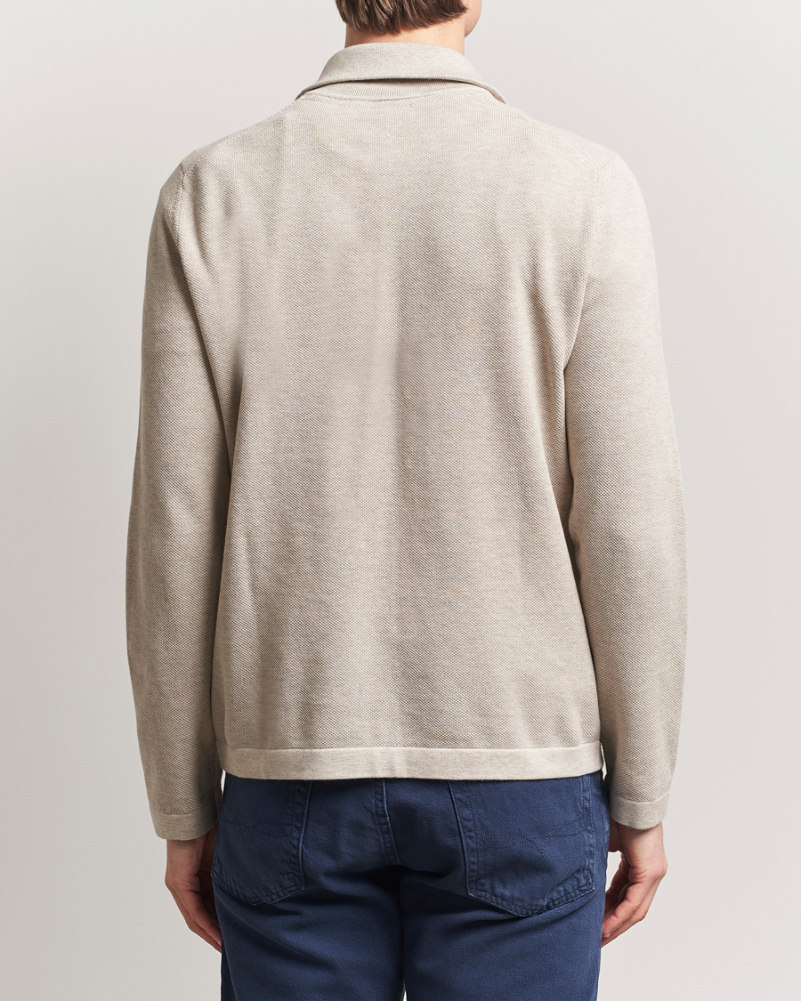 Herren | Pullover | Morris | Jake Cotton Half Zip Khaki