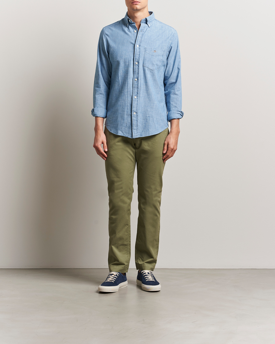 Herren | Hosen | Morris | Jeffrey Summer Chino Olive