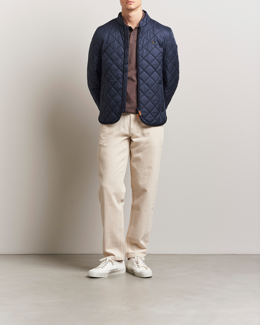Herren | Jacken | Morris | Teddy Quilted Jacket Navy