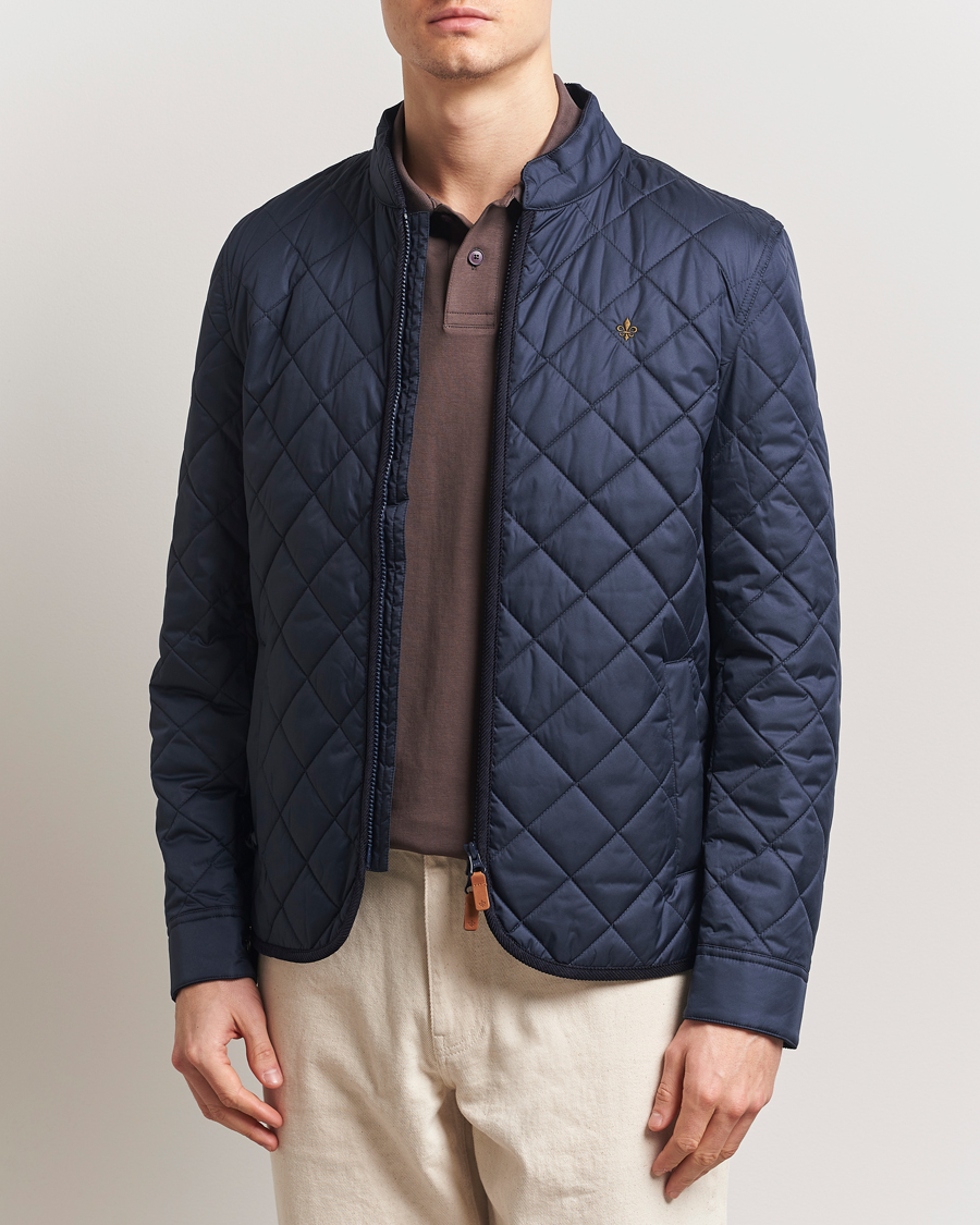 Herren | Jacken | Morris | Teddy Quilted Jacket Navy