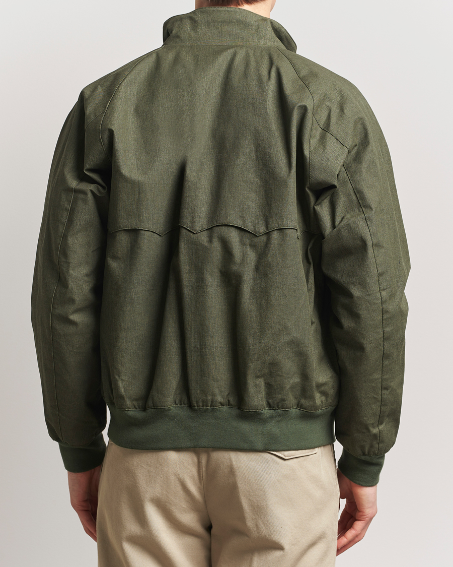 Herren | Jacken | Baracuta | Tent Cloth Coated Cotton/Linen G9 Jacket Green
