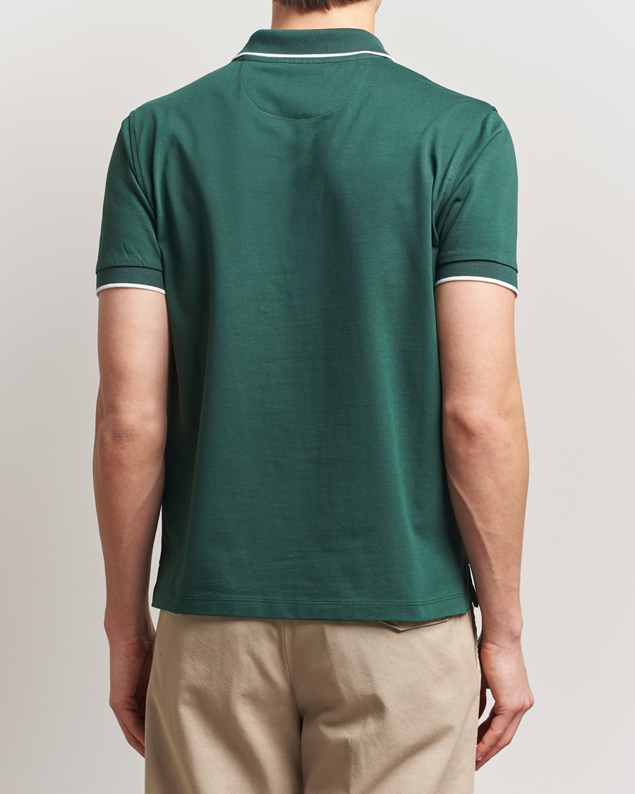 Herren | Poloshirts | Baracuta | Short Sleeve Cotton Jersey Polo Racing Green