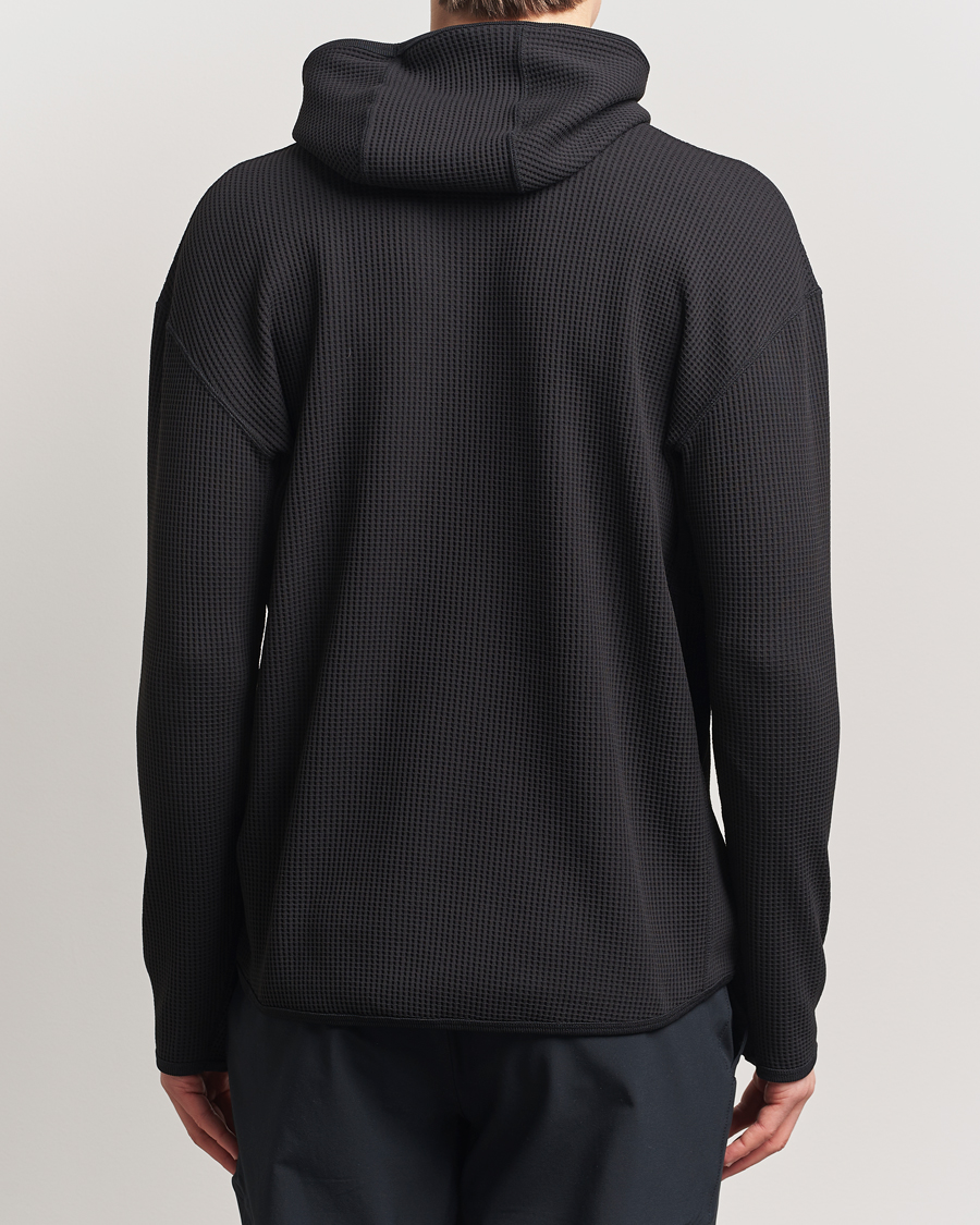 Herren | Pullover | Snow Peak | Dry Waffle Hoodie Black