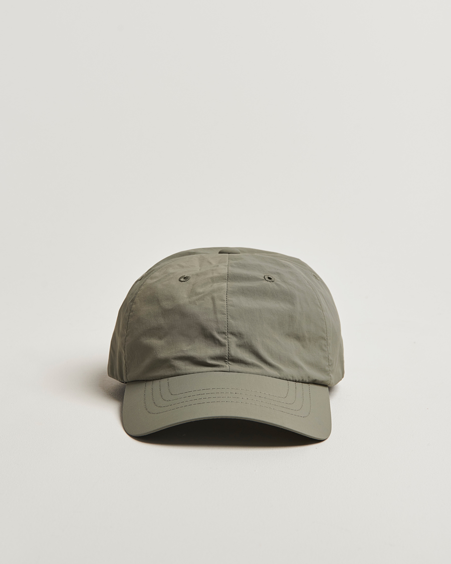 Herren | Snow Peak Nylon Tussah Cap Light Olive | Snow Peak | Nylon Tussah Cap Light Olive