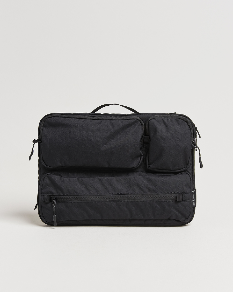 Herren | Snow Peak Everyday Use Laptop Case Black | Snow Peak | Everyday Use Laptop Case Black