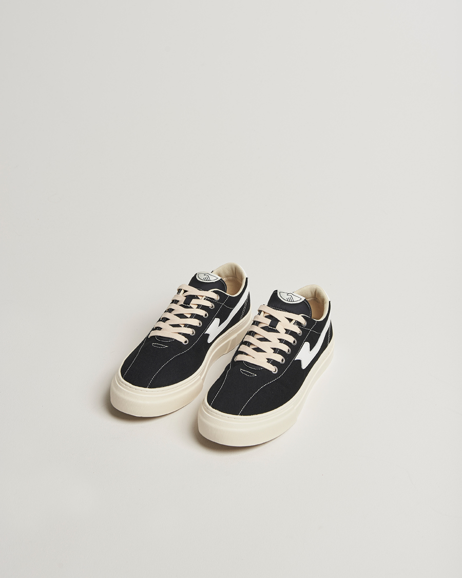Herren | Sneaker | Stepney Workers Club | Dellow S-Strike Cupsole Canvas Sneaker Black/White
