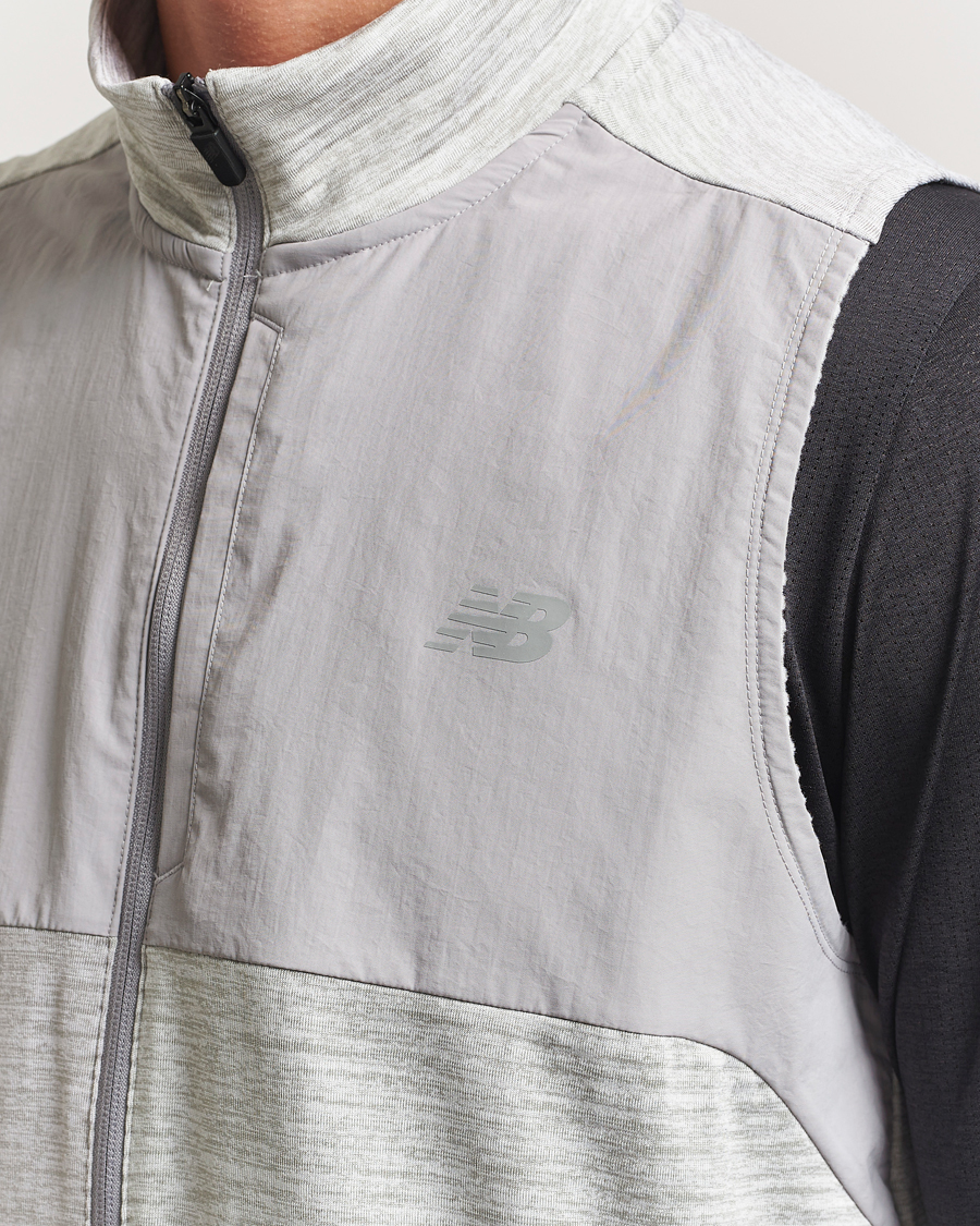 Herren | Jacken | New Balance Running | New Balance Heat Grid Vest Grey