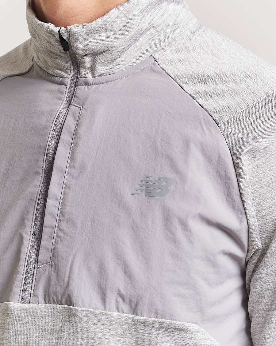 Herren | Pullover | New Balance Running | Heat Grid Half Zip Athletic Grey