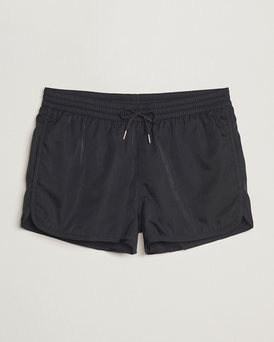 Herren | Badehosen | CDLP | Satin Twill Swim Shorts Black