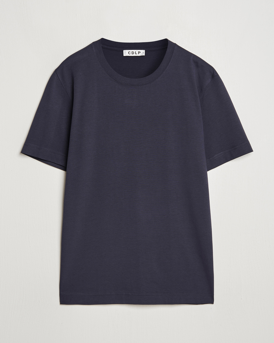 Herren | T-Shirts | CDLP | Midweight T-Shirt Dark Navy