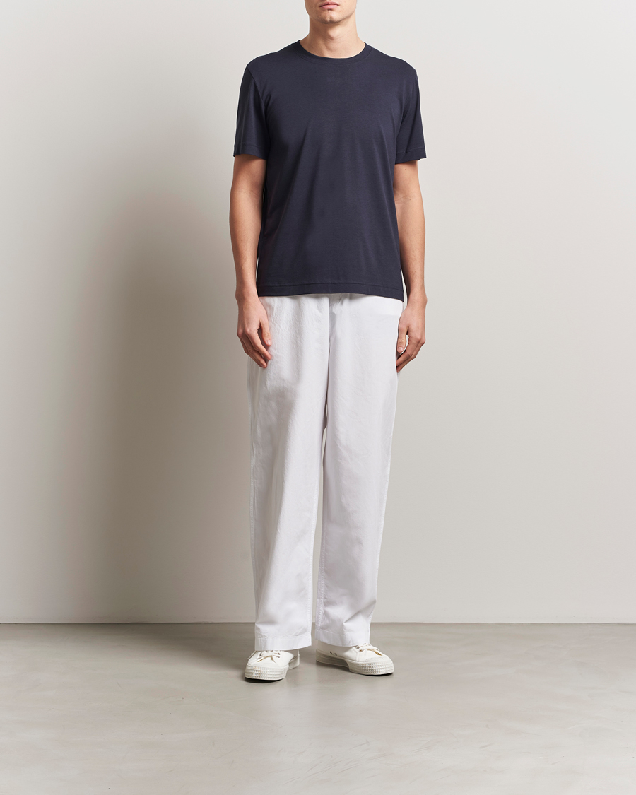 Herren | T-Shirts | CDLP | Midweight T-Shirt Dark Navy