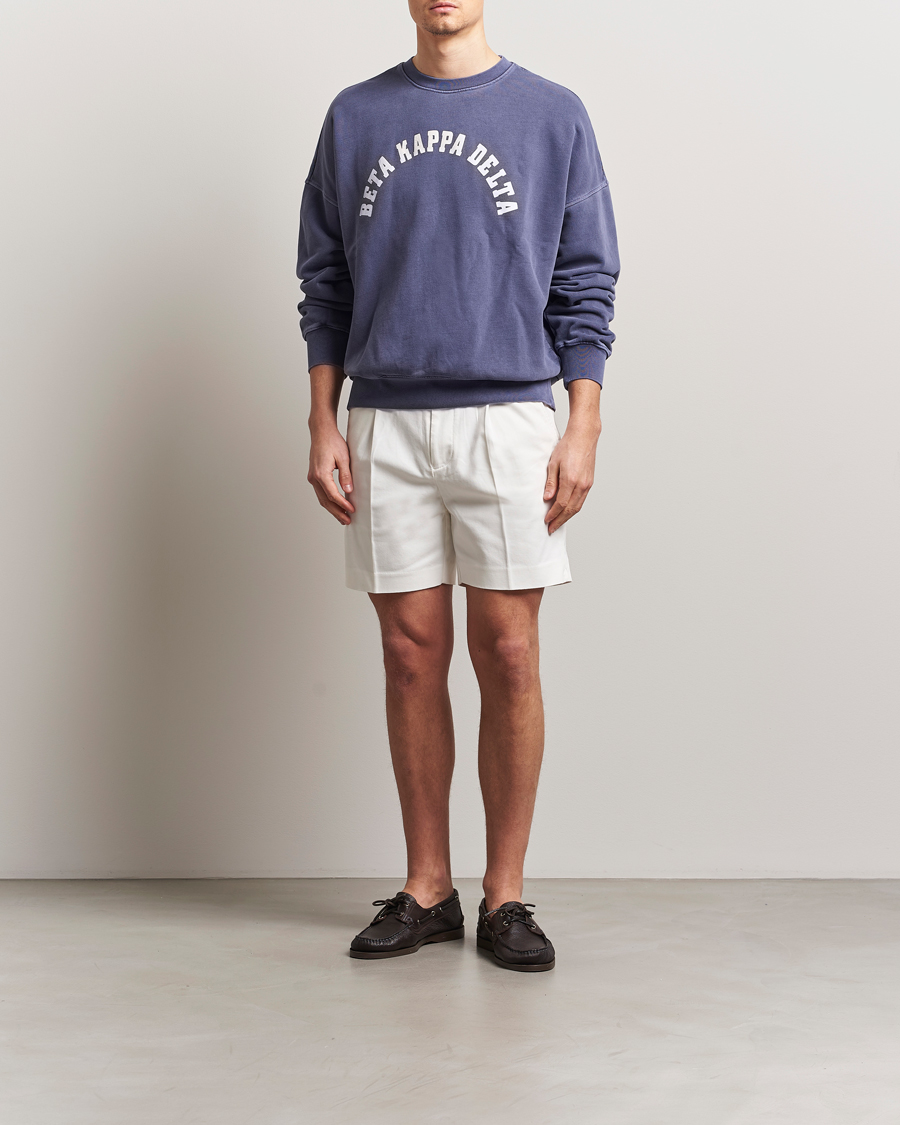 Herren | Shorts | GANT 240 Mulberry Street | Regular Fit Dressed Cotton Twill Shorts Eggshell