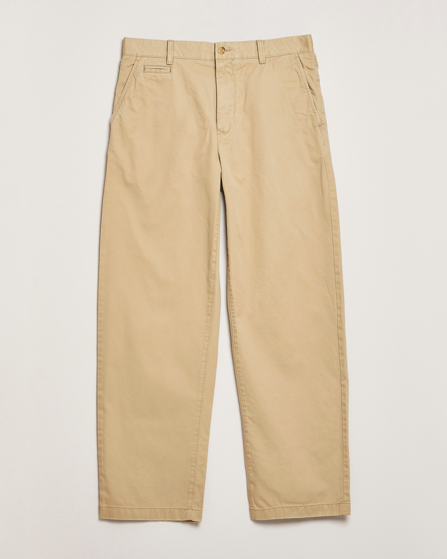 Herren | Hosen | GANT 240 Mulberry Street | Relaxed Fit Cotton Twill Chinos Woody Beige