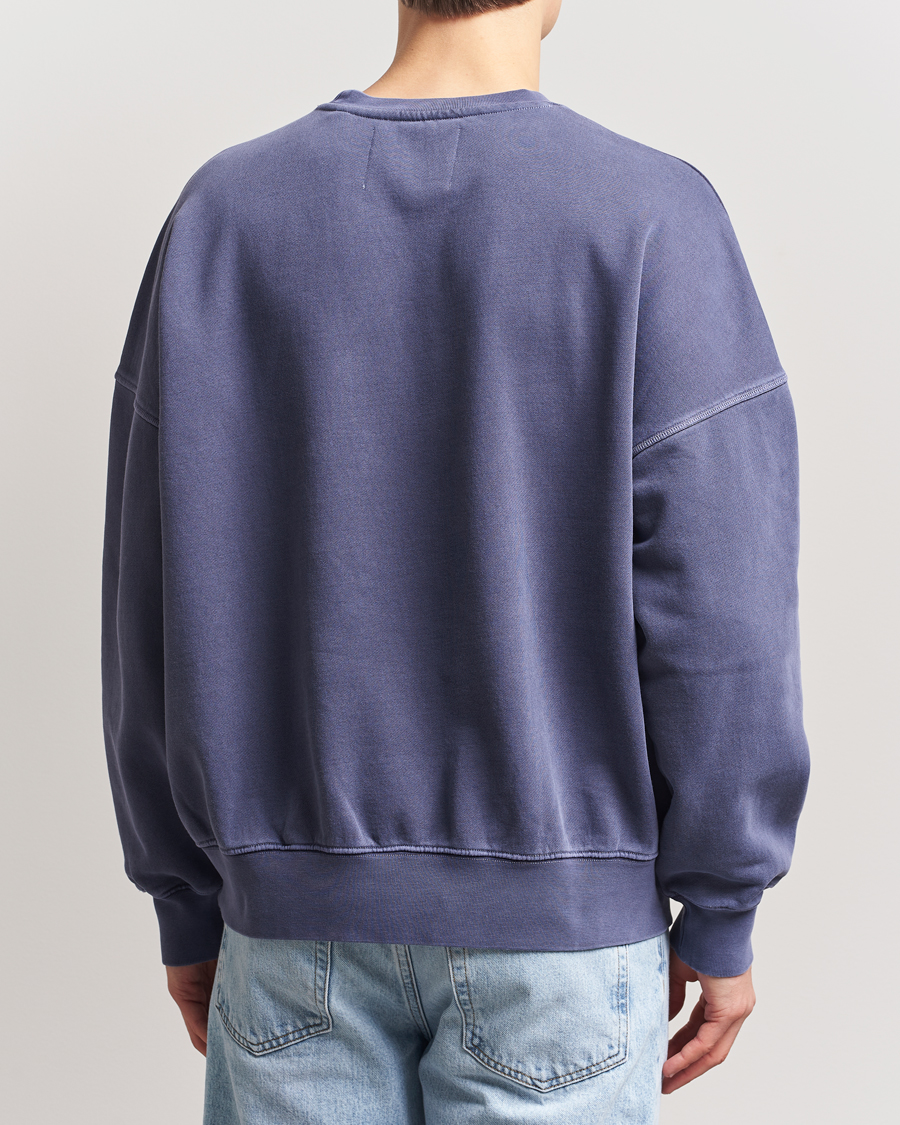 Herren | Pullover | GANT 240 Mulberry Street | Graphic Crew Neck Sweatshirt Dusty Blue Sea