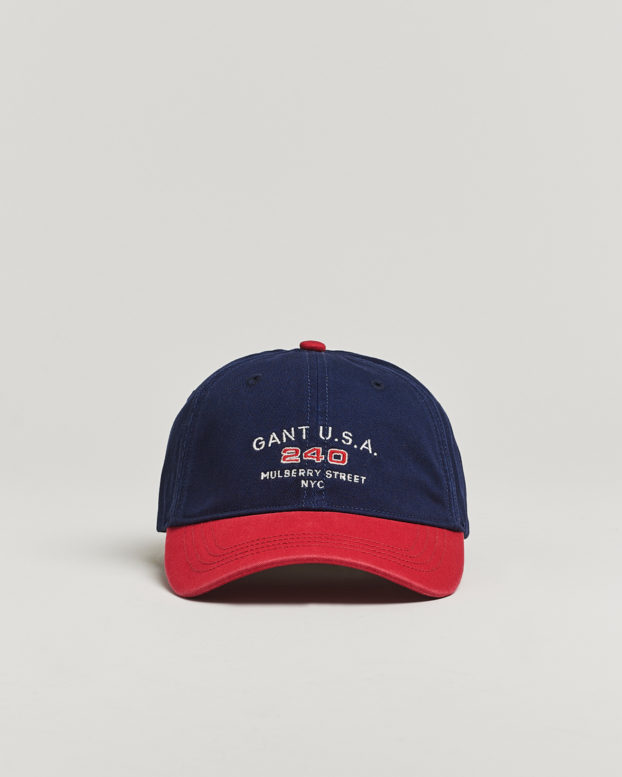 Herren | GANT 240 Mulberry Street USA 240 Cap Classic Blue | GANT 240 Mulberry Street | USA 240 Cap Classic Blue