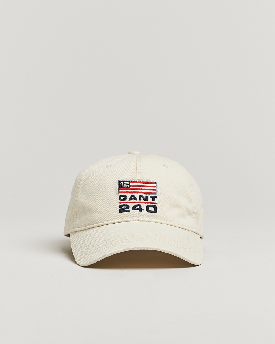 Herren | GANT 240 Mulberry Street 240 Flag Cap Cream | GANT 240 Mulberry Street | 240 Flag Cap Cream