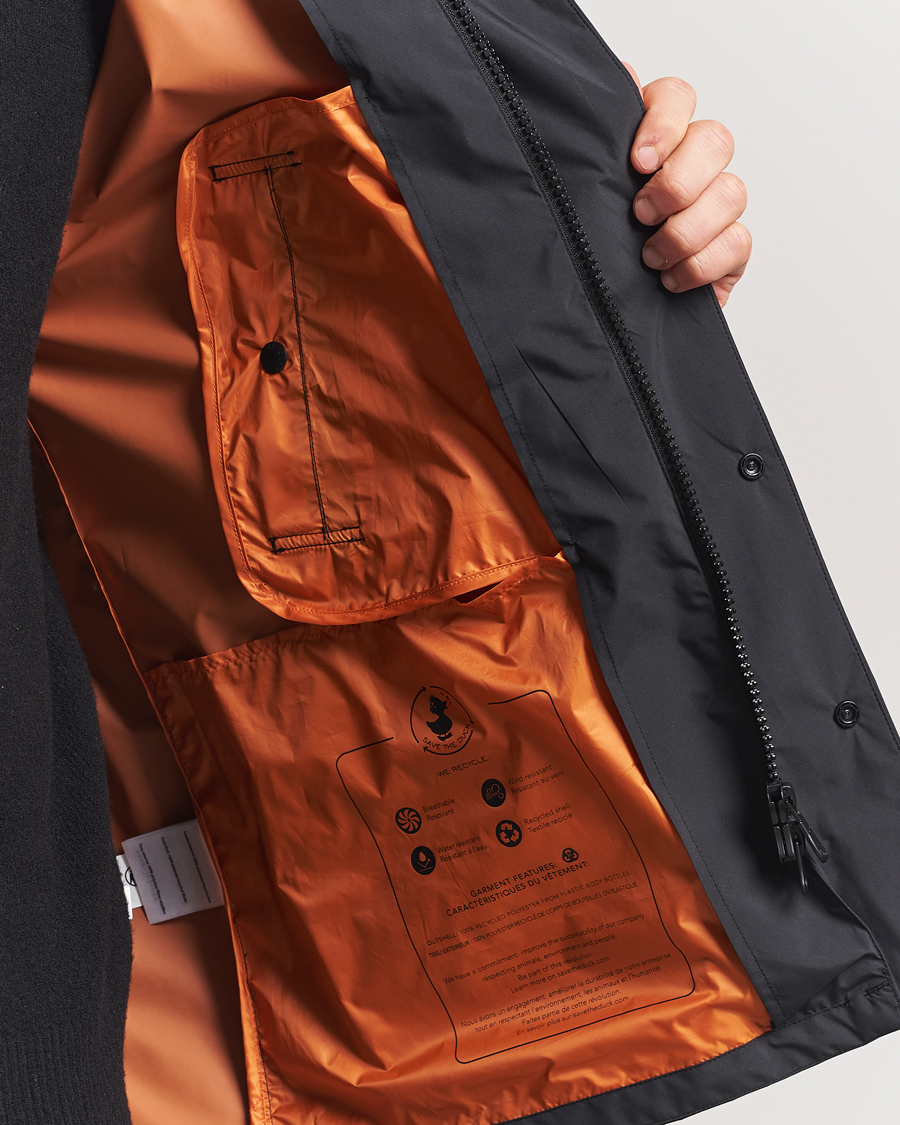 Herren | Jacken | Save The Duck | Ghibli Wind/Water Resistant Hooded Jacket Black