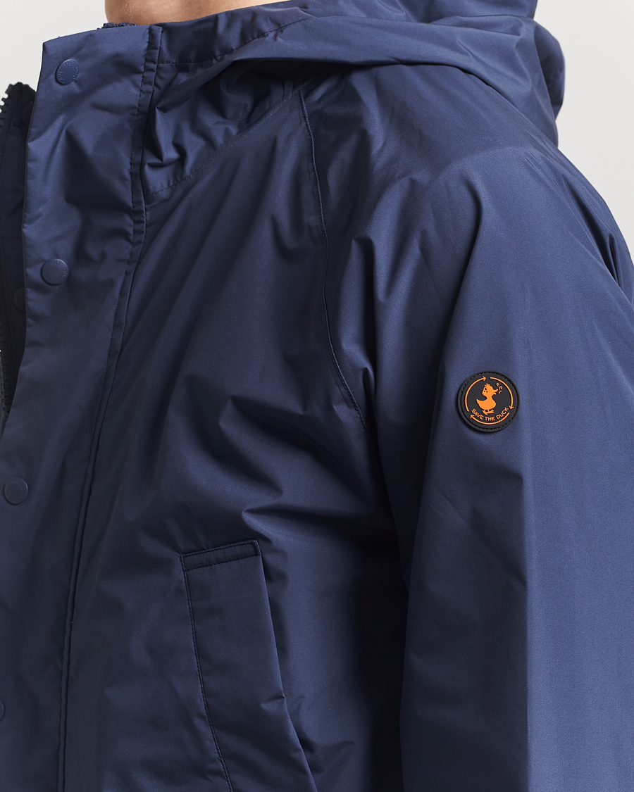 Herren | Jacken | Save The Duck | Ghibli Wind/Water Resistant Hooded Jacket Navy Blue