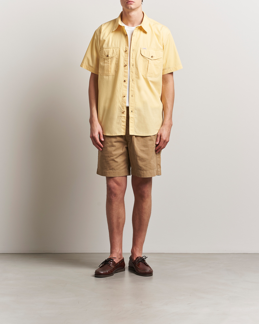 Herren | Hemden | Filson | Washed Short Sleeve Shirt Straw
