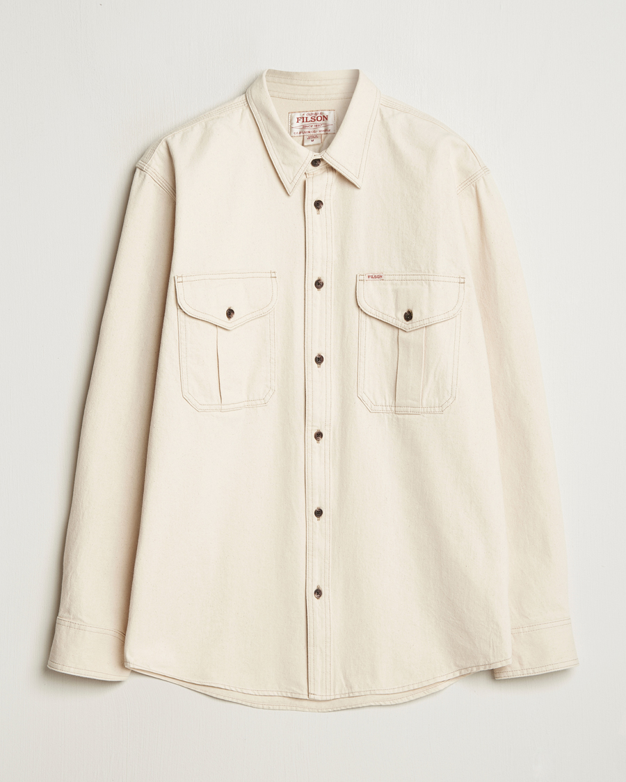 Herren | Hemden | Filson | Denim Guide Shirt Natural Seed