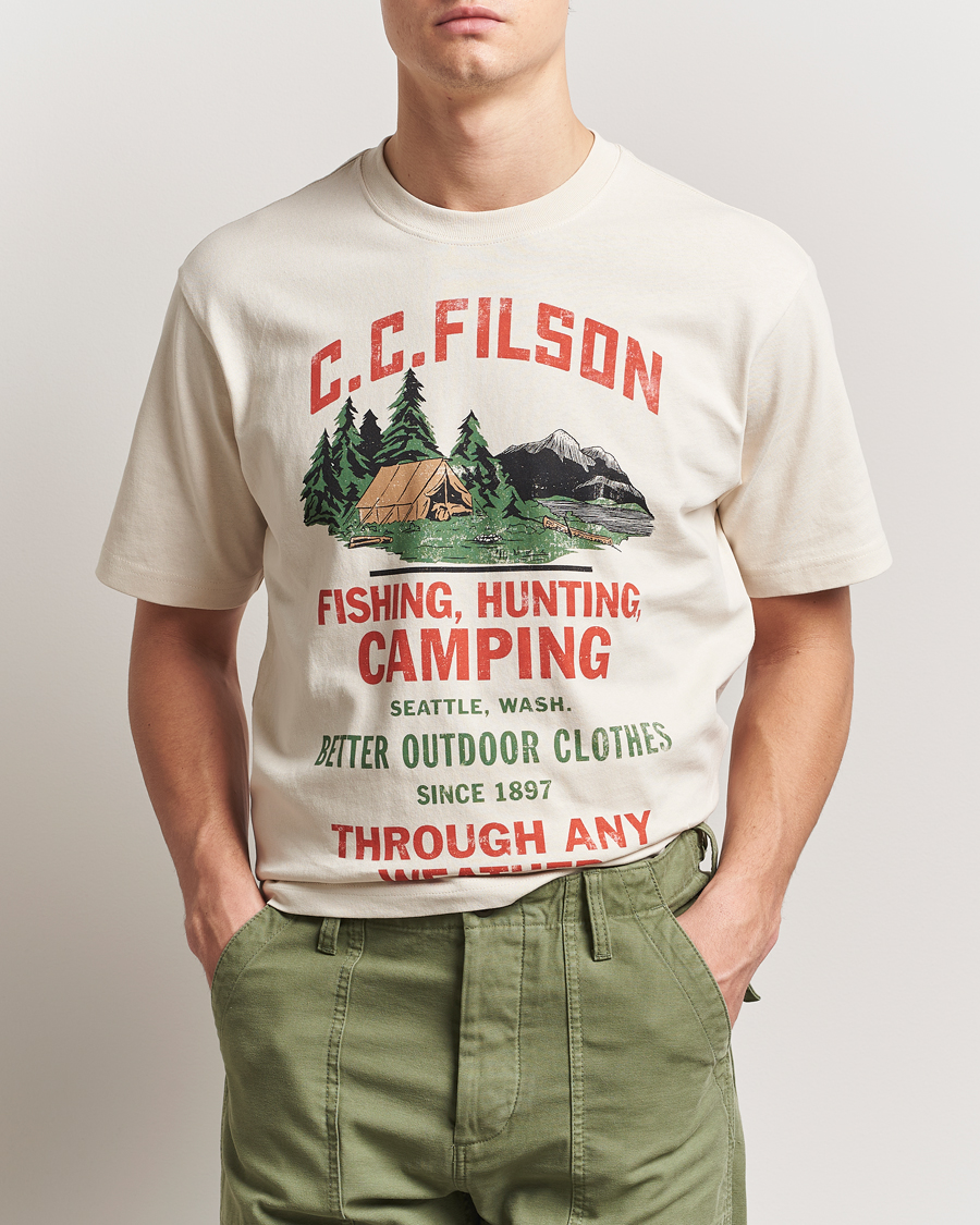 Herren | T-Shirts | Filson | Frontier Graphic T-Shirt Birch
