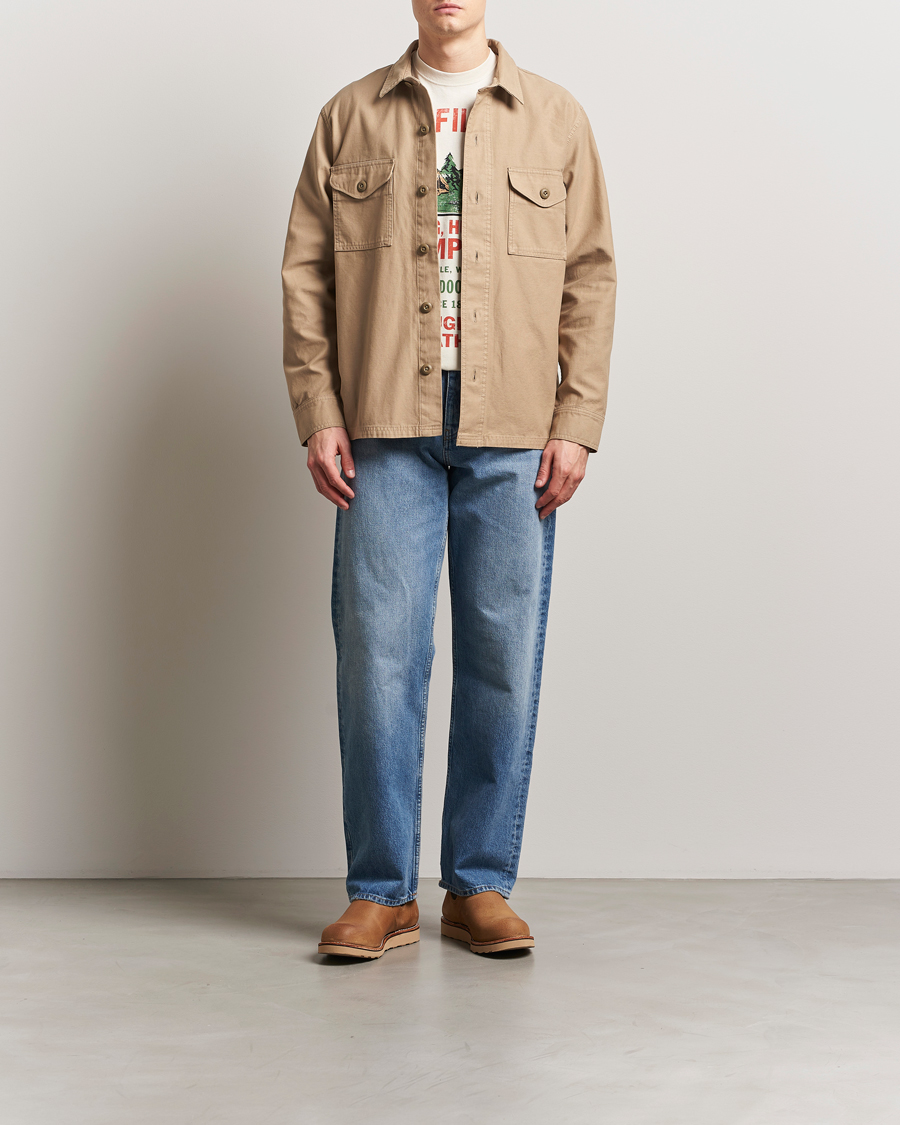 Herren | Hemden | Filson | Reverse Sateen Jac-Shirt Gray Khaki