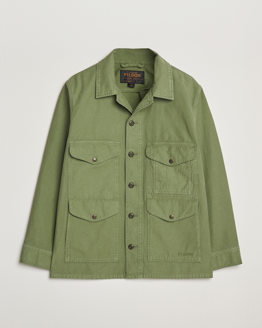 Herren | Jacken | Filson | Reverse Sateen Field Cruiser Washed Green