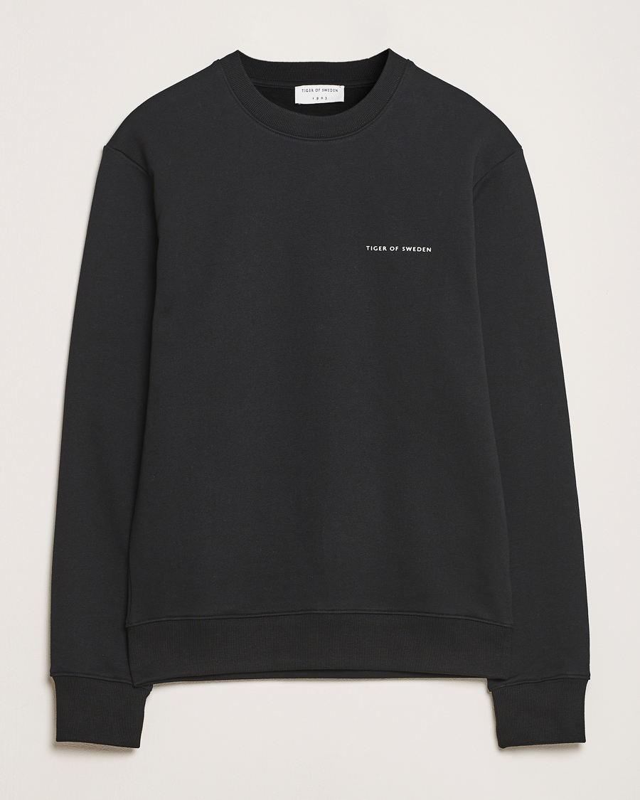 Herren | Pullover | Tiger of Sweden | Emerson Crew Neck Sweatshirt Black