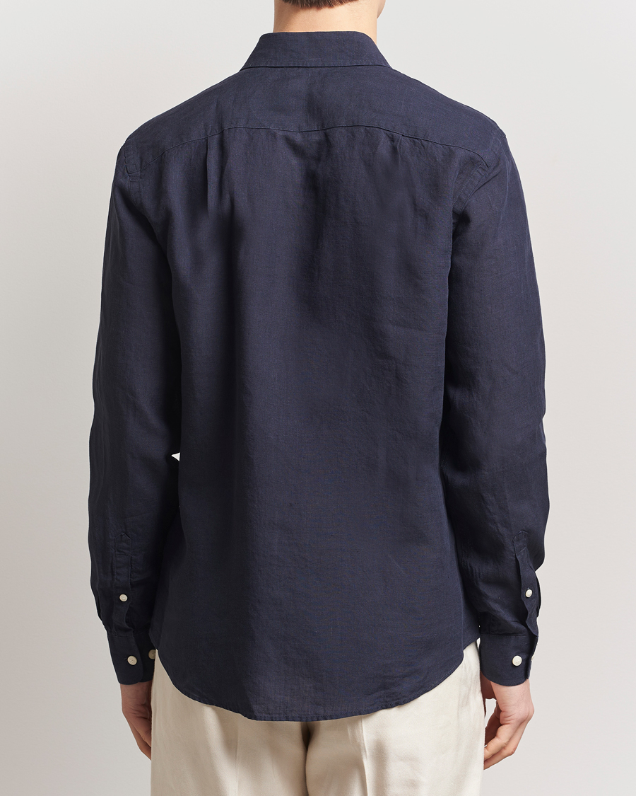 Herren | Hemden | Tiger of Sweden | Spenser Linen Shirt Midnight Blue