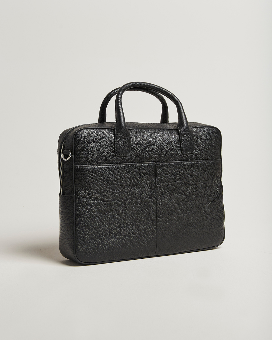 Herren | Tiger of Sweden Beckholmen Leather Briefcase Black | Tiger of Sweden | Beckholmen Leather Briefcase Black