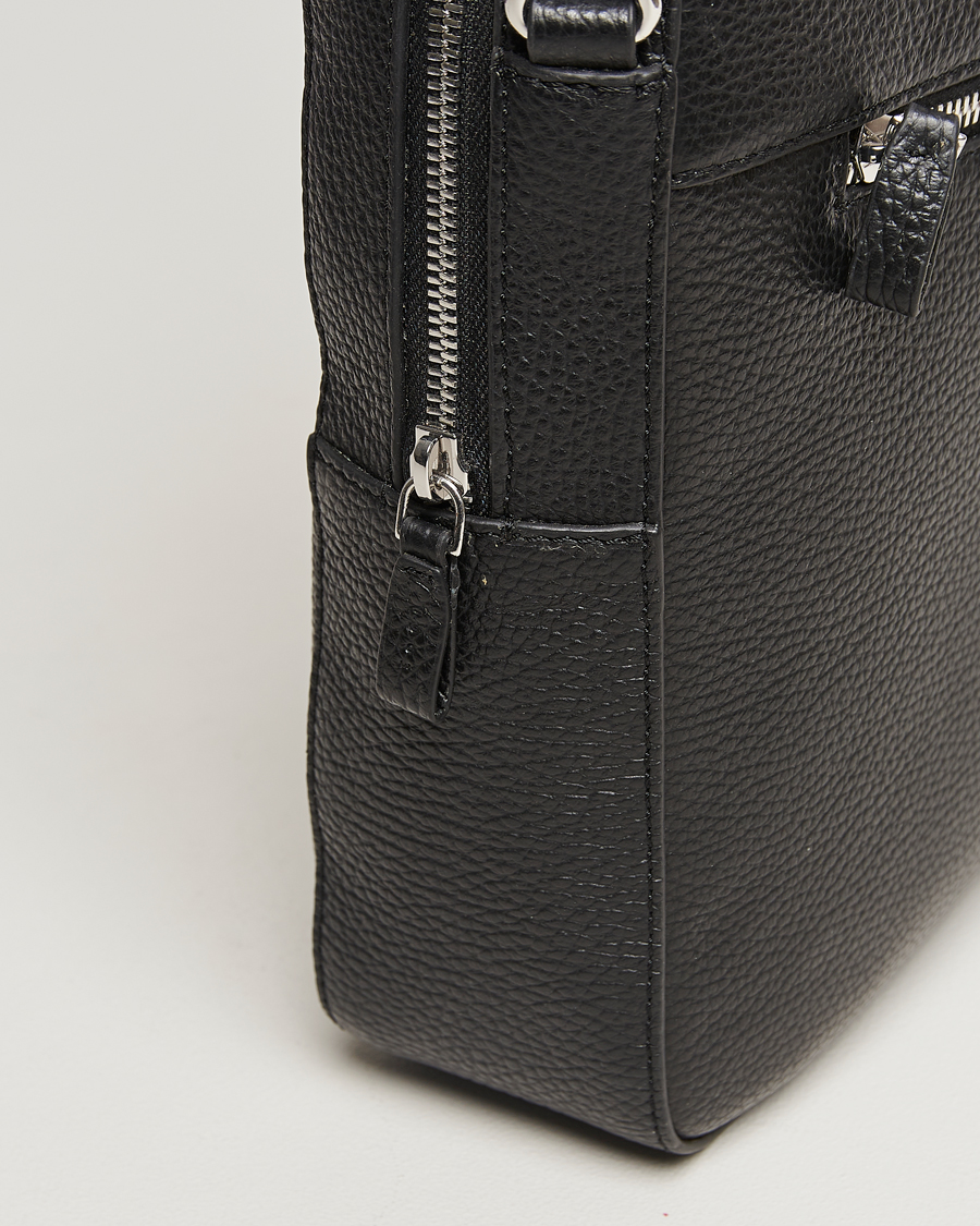 Herren | Tiger of Sweden Beckholmen Leather Briefcase Black | Tiger of Sweden | Beckholmen Leather Briefcase Black