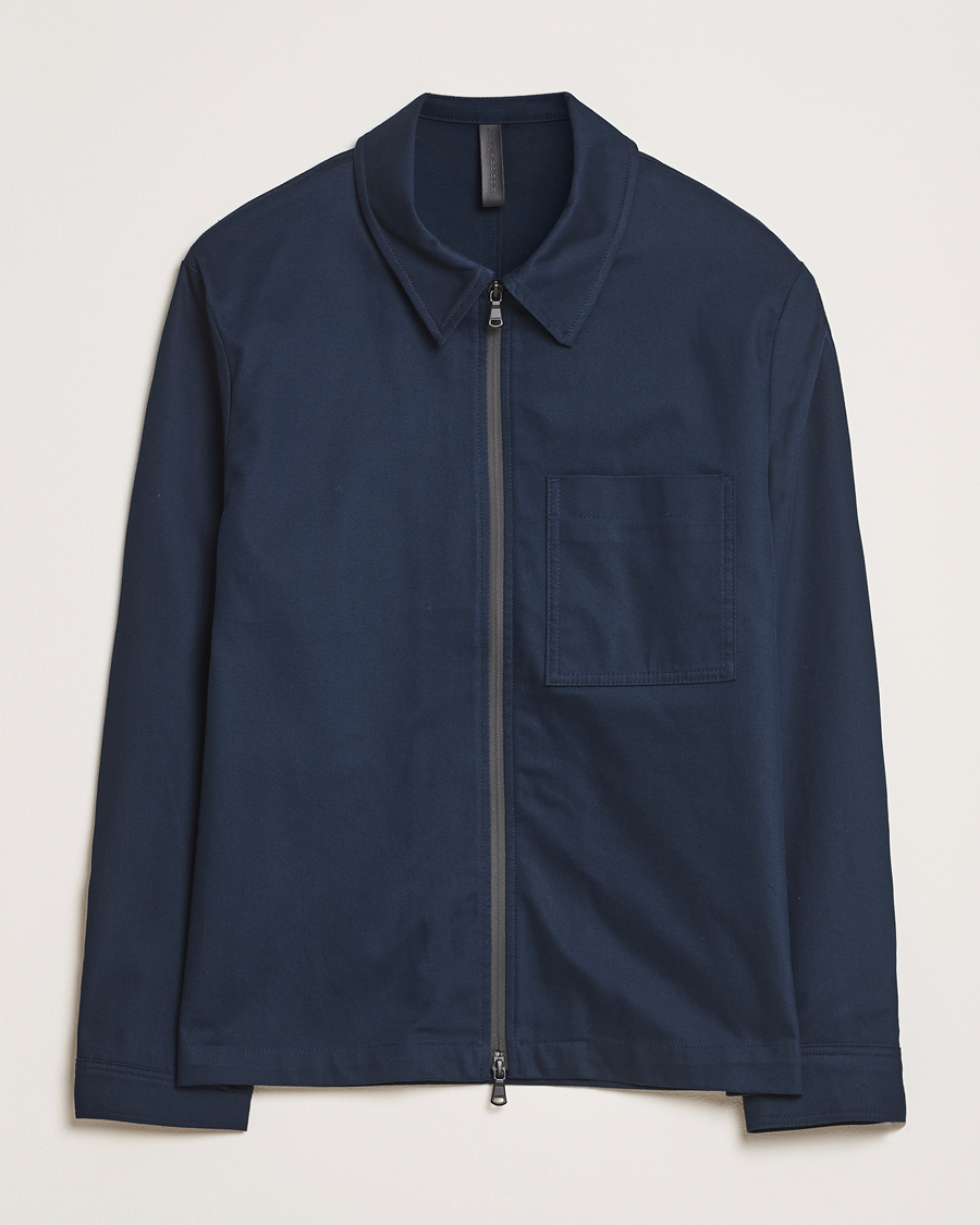 Herren | Hemden | J.Lindeberg | Julius Cotton Twill Overshirt Navy