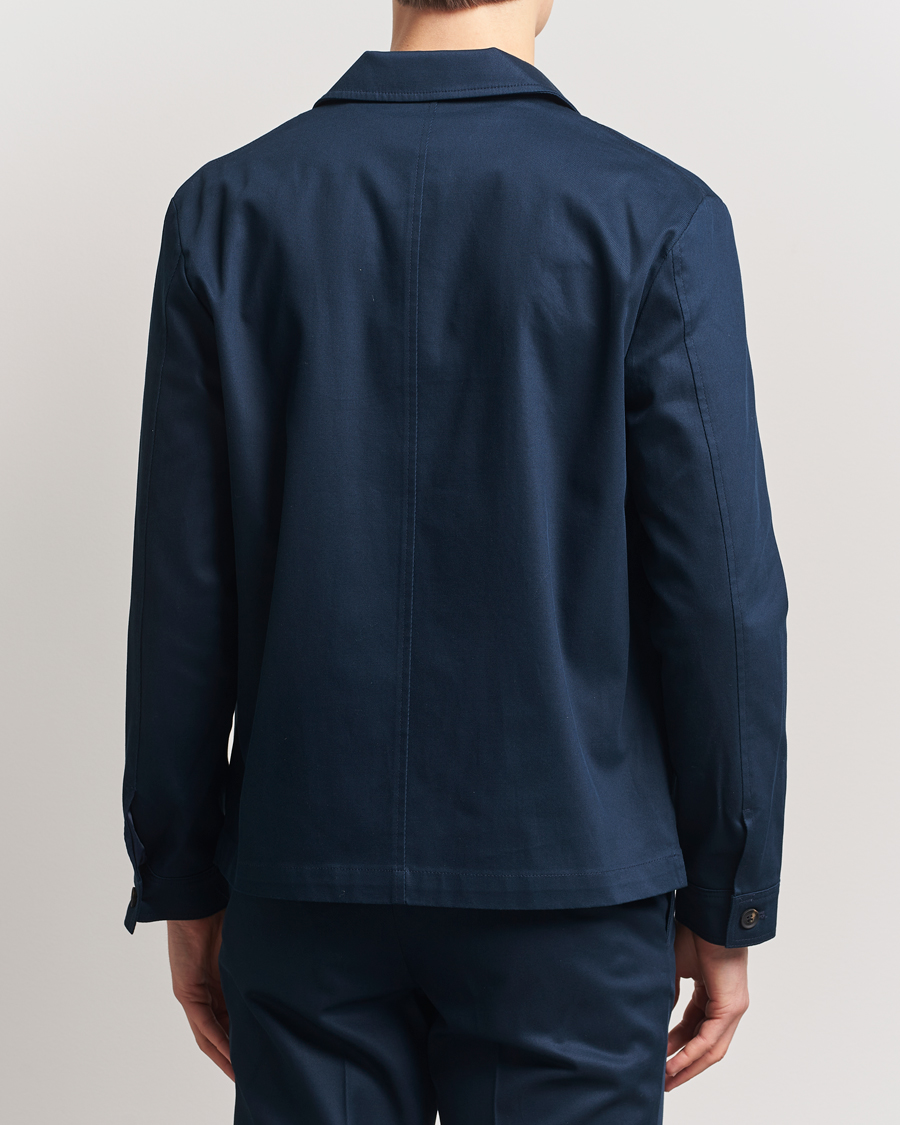 Herren | Hemden | J.Lindeberg | Julius Cotton Twill Overshirt Navy