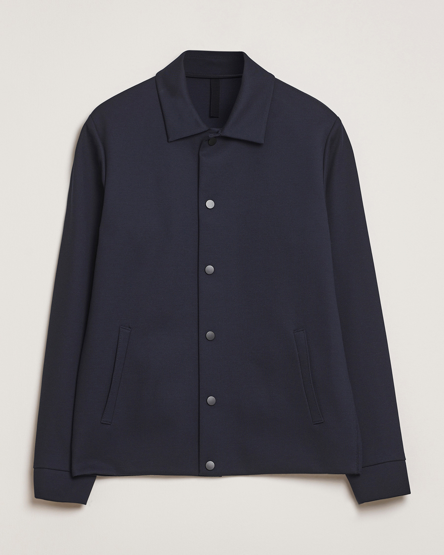 Herren | Jacken | Harris Wharf London | Loro Piana Cavalry Twill Coach Jacket Navy Blue