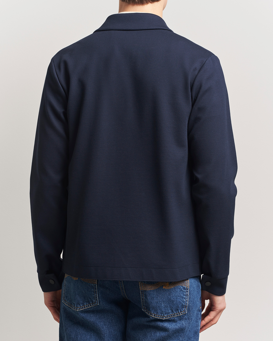 Herren | Jacken | Harris Wharf London | Loro Piana Cavalry Twill Coach Jacket Navy Blue