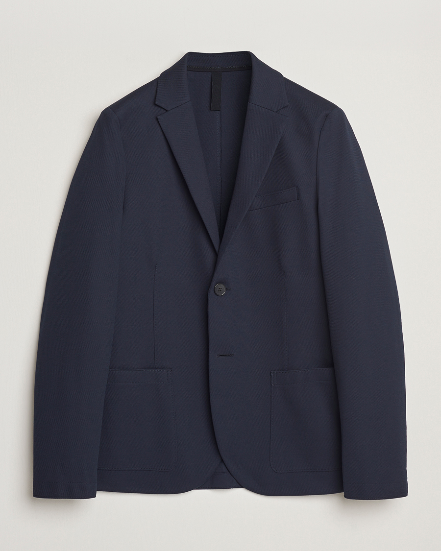 Herren | Sakkos | Harris Wharf London | Loro Piana Cavalry Twill Blazer Navy Blue