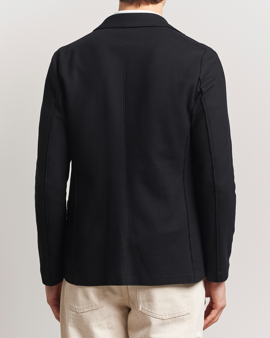 Herren | Sakkos | Harris Wharf London | Loro Piana Honey Comb Blazer Black