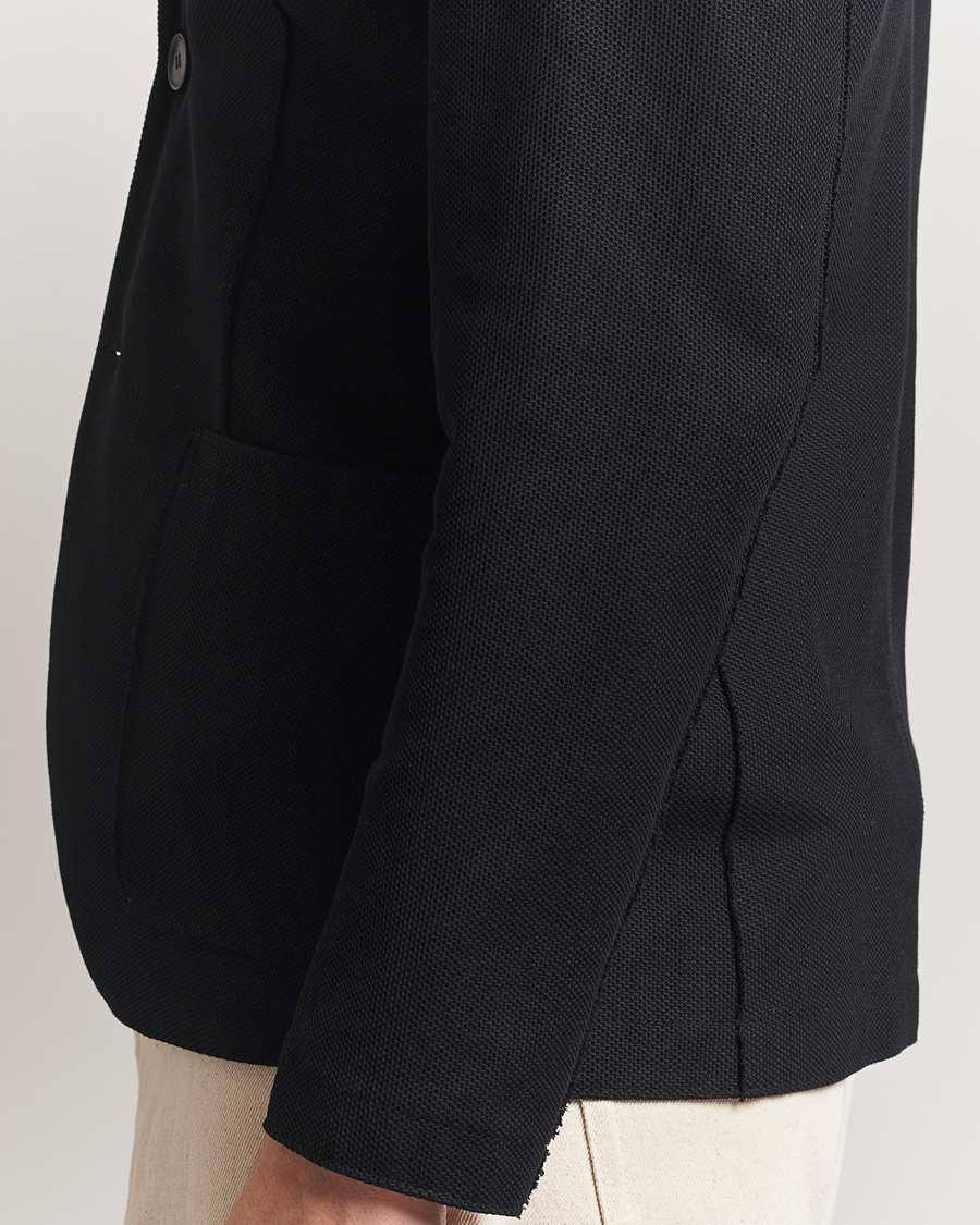 Herren | Sakkos | Harris Wharf London | Loro Piana Honey Comb Blazer Black