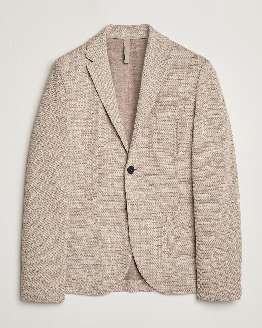 Herren | Sakkos | Harris Wharf London | Loro Piana Hopsack Wool/Silk/Linen Blazer Oat