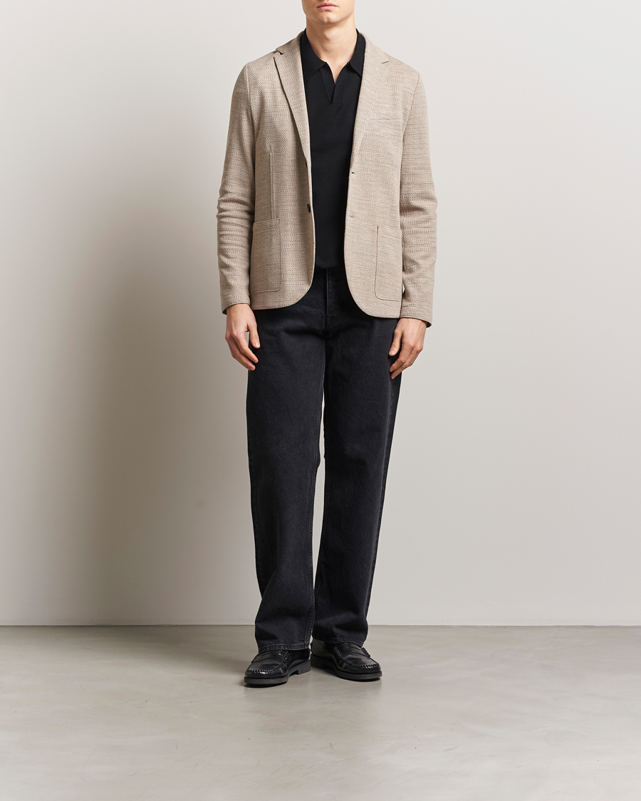 Herren | Sakkos | Harris Wharf London | Loro Piana Hopsack Wool/Silk/Linen Blazer Oat