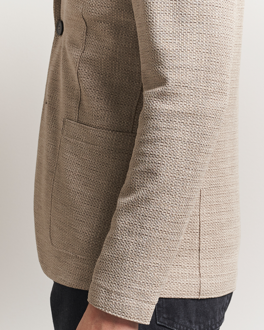 Herren | Sakkos | Harris Wharf London | Loro Piana Hopsack Wool/Silk/Linen Blazer Oat