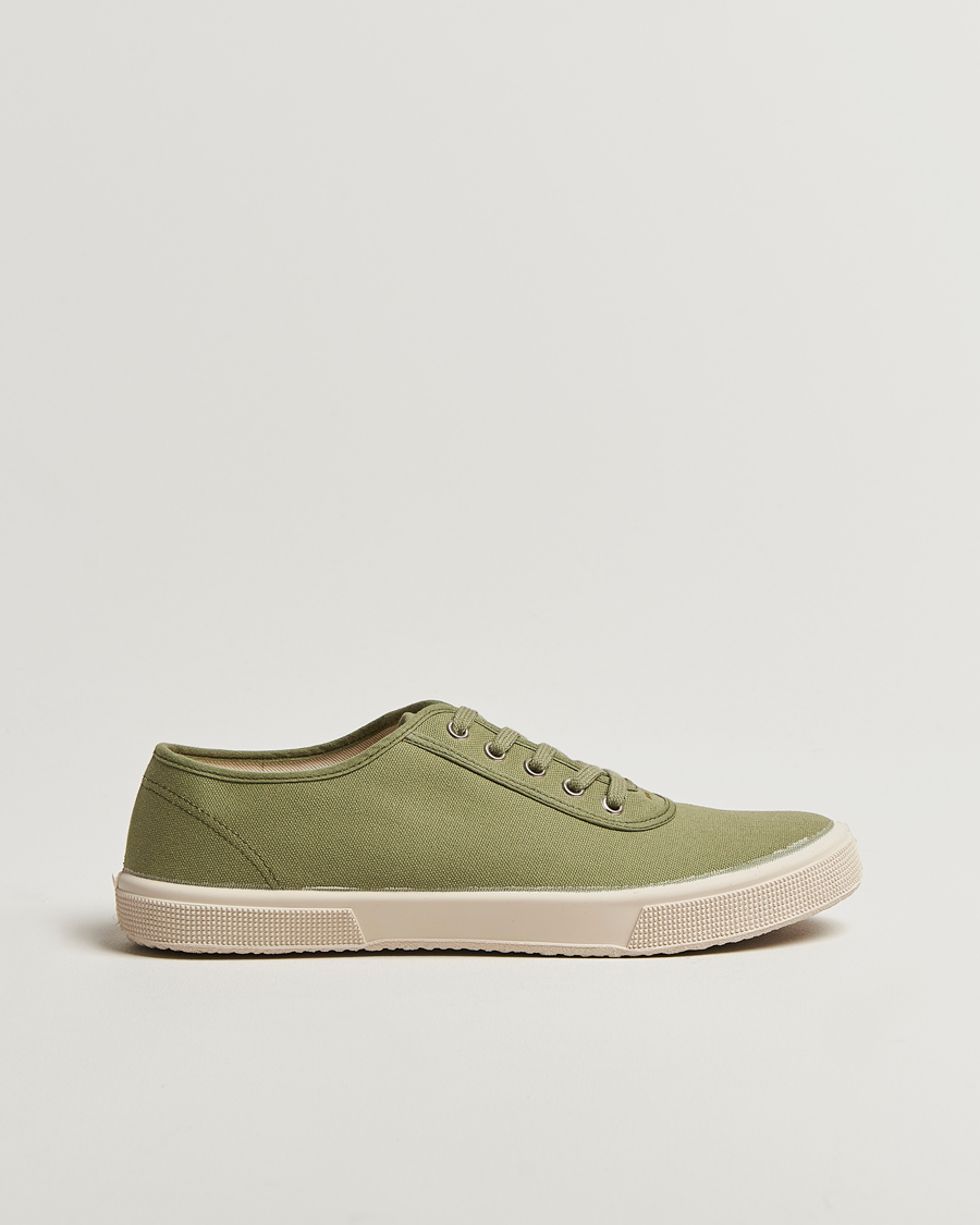 Herren | Novesta Cotton Deck Shoe Khaki | Novesta | Cotton Deck Shoe Khaki