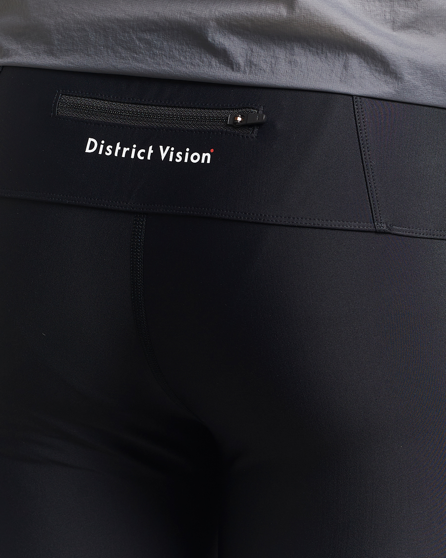Herren | Shorts | District Vision | 9 Inch Recycled Half Tights Black