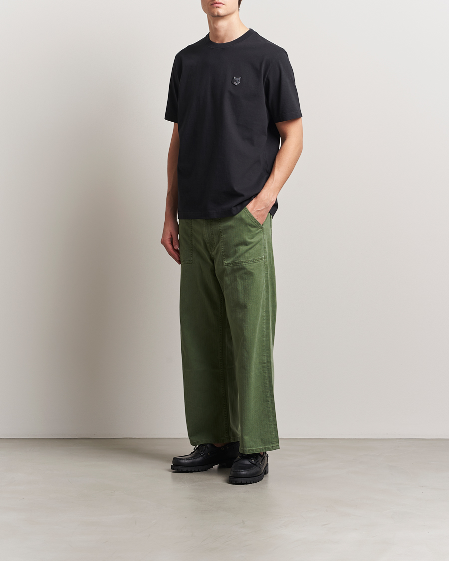 Herren | T-Shirts | Maison Kitsuné | Tonal Fox Head T-Shirt Black