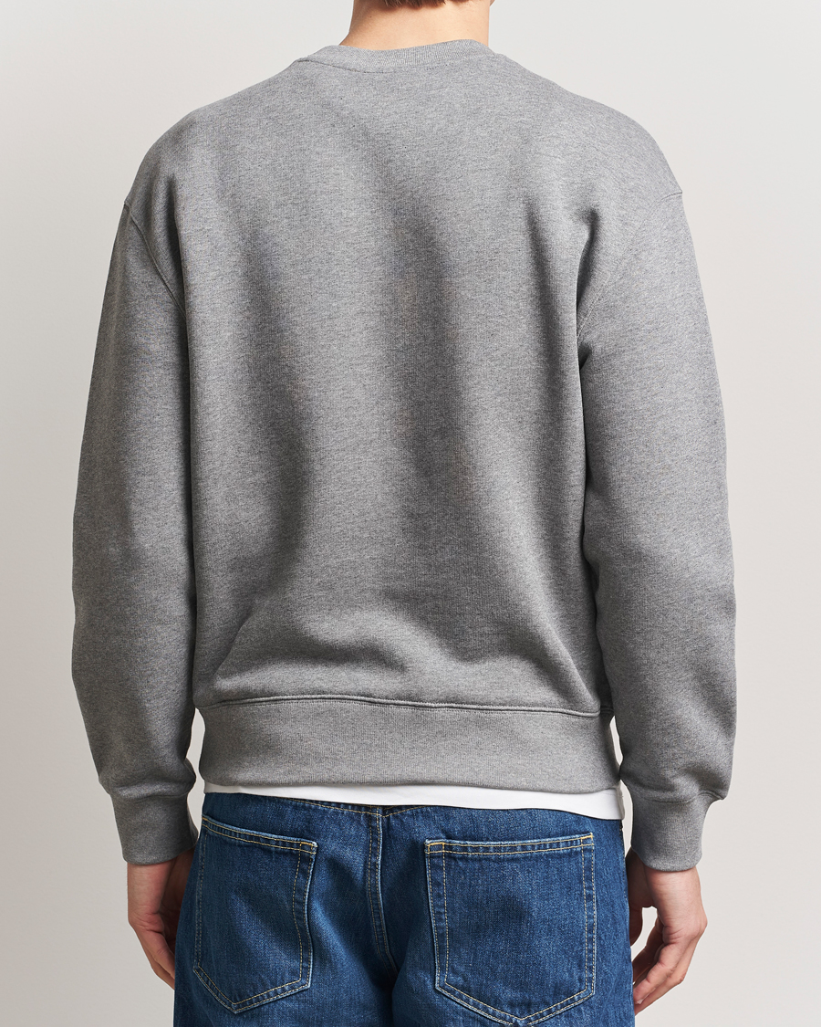 Herren | Pullover | Maison Kitsuné | Tonal Fox Head Sweatshirt Medium Grey Melange