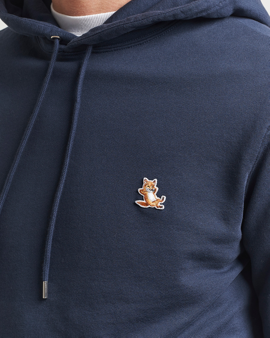 Herren | Pullover | Maison Kitsuné | Chillax Hoodie Ink Blue