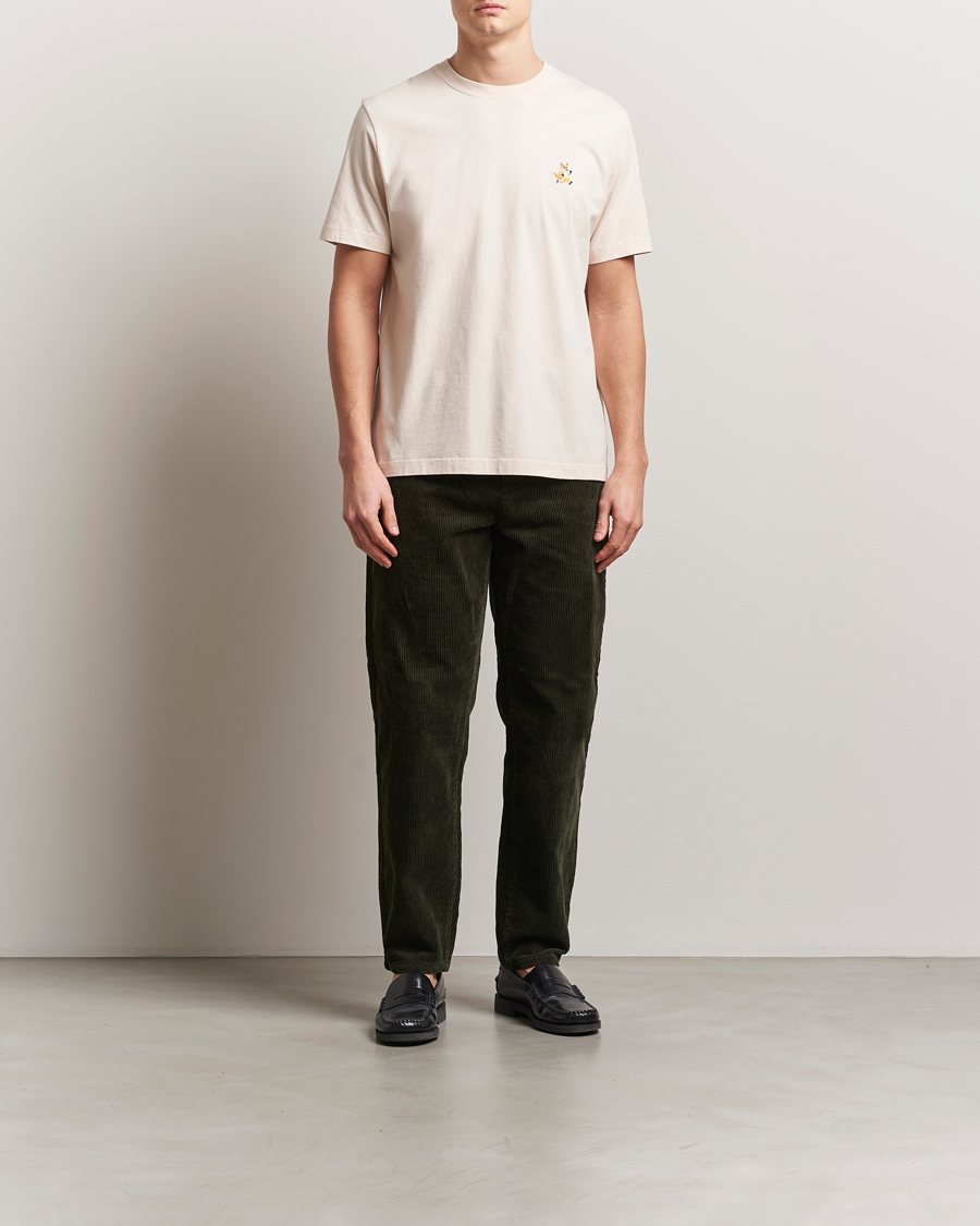 Herren | T-Shirts | Maison Kitsuné | Speedy Fox T-Shirt Warm Stone