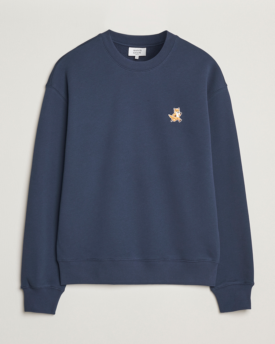 Herren | Pullover | Maison Kitsuné | Speedy Fox Sweatshirt Ink Blue