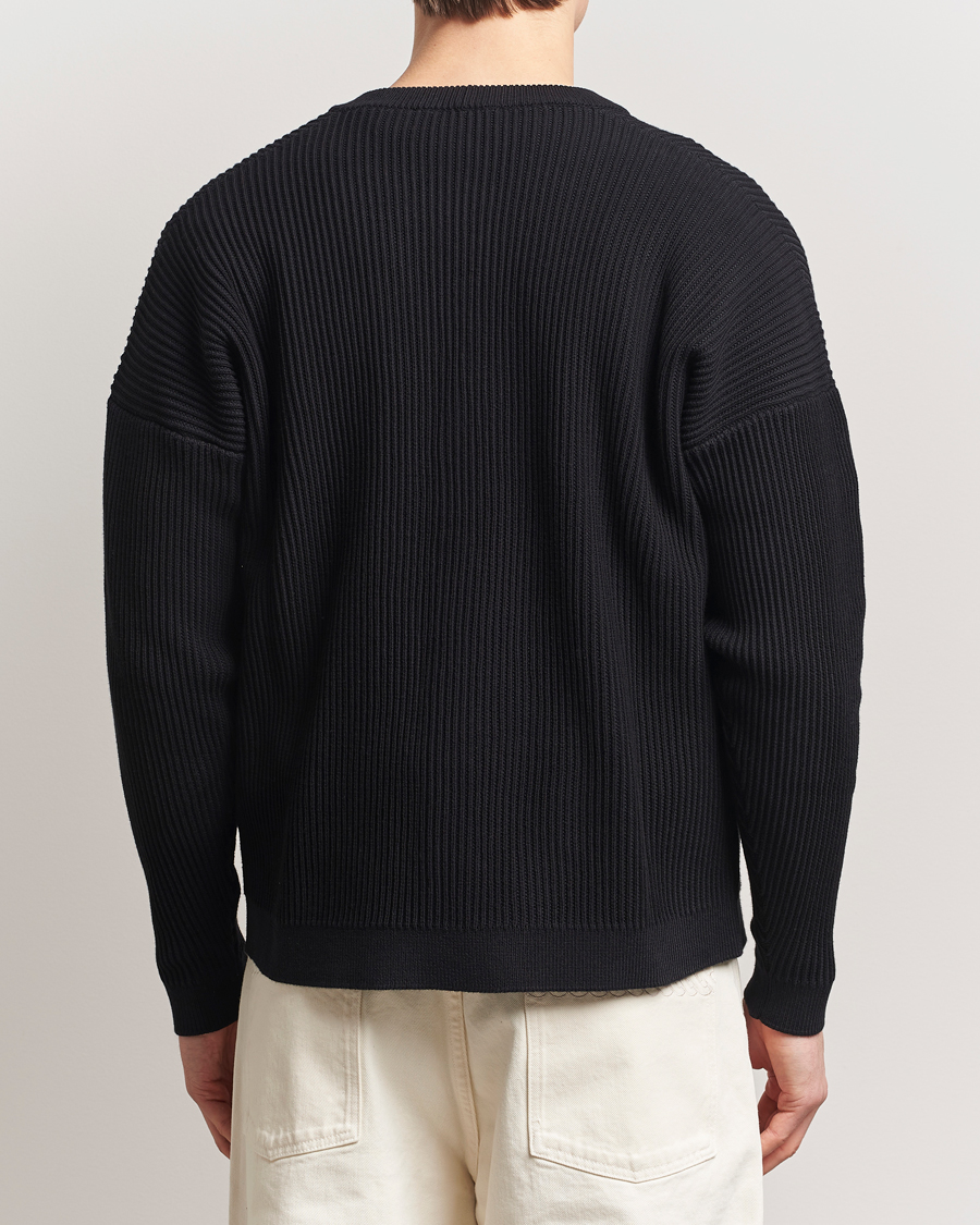 Herren | Pullover | Maison Kitsuné | Handwriting Rib Knitted Cardigan Black